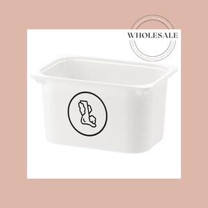 GROßHANDEL | 10x Duschgel | Seife | Dusche | Haarspülung | Hygiene | Badezimmer Organisation | Etikett für die Heimorganisation | Vinyl-Etiketten | Visuelle Etiketten