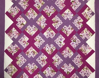 Purple Interwoven Quilt