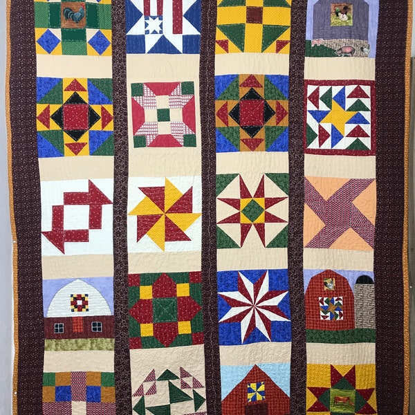 American Barn patchwork