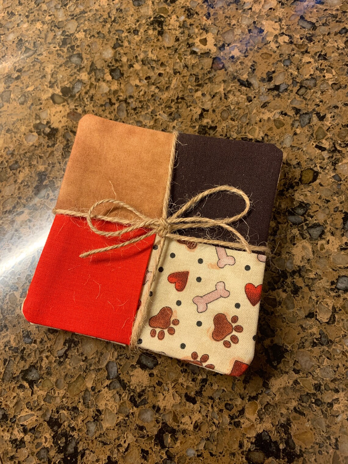 Fabric Drink Coasters, Set of 4. 100 Cotton, Washable, Reversible. Etsy