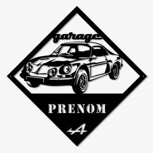 &quot;Alpine&quot; garage plate + personalization