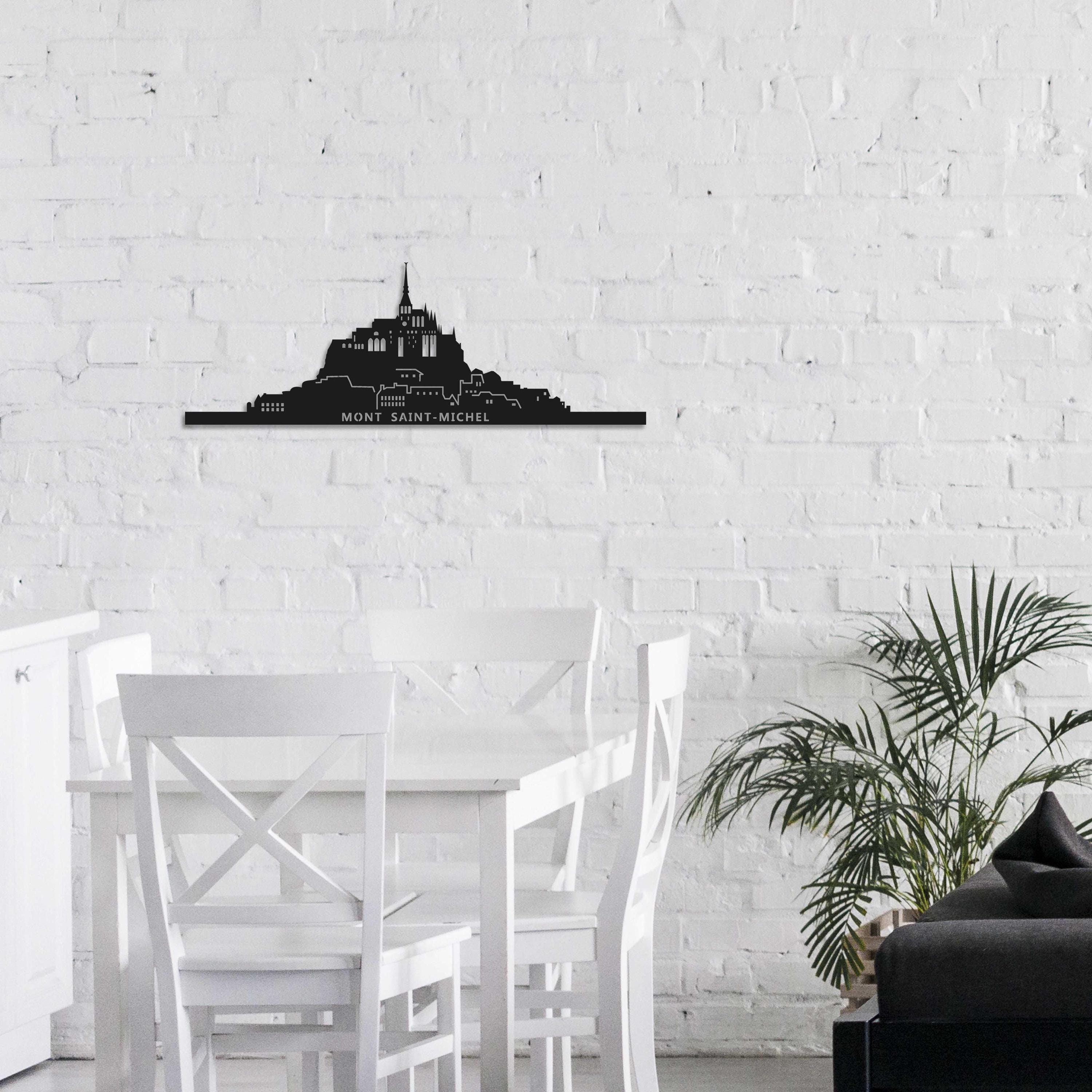 Skyline Le Mont-saint-michel. City Silhouette - Etsy