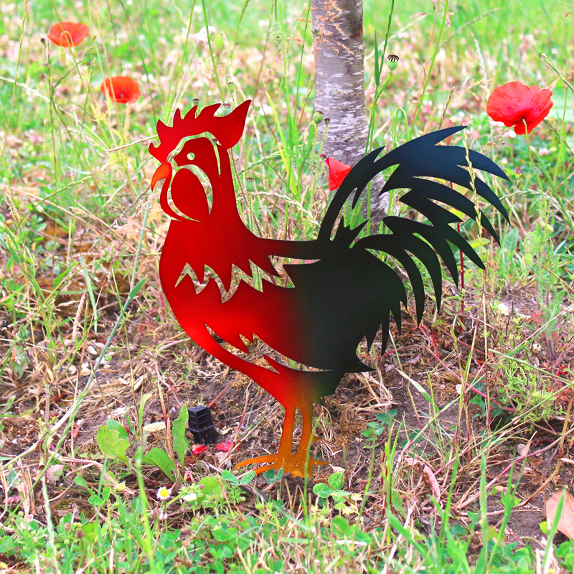 Coq - Silhouette en Métal