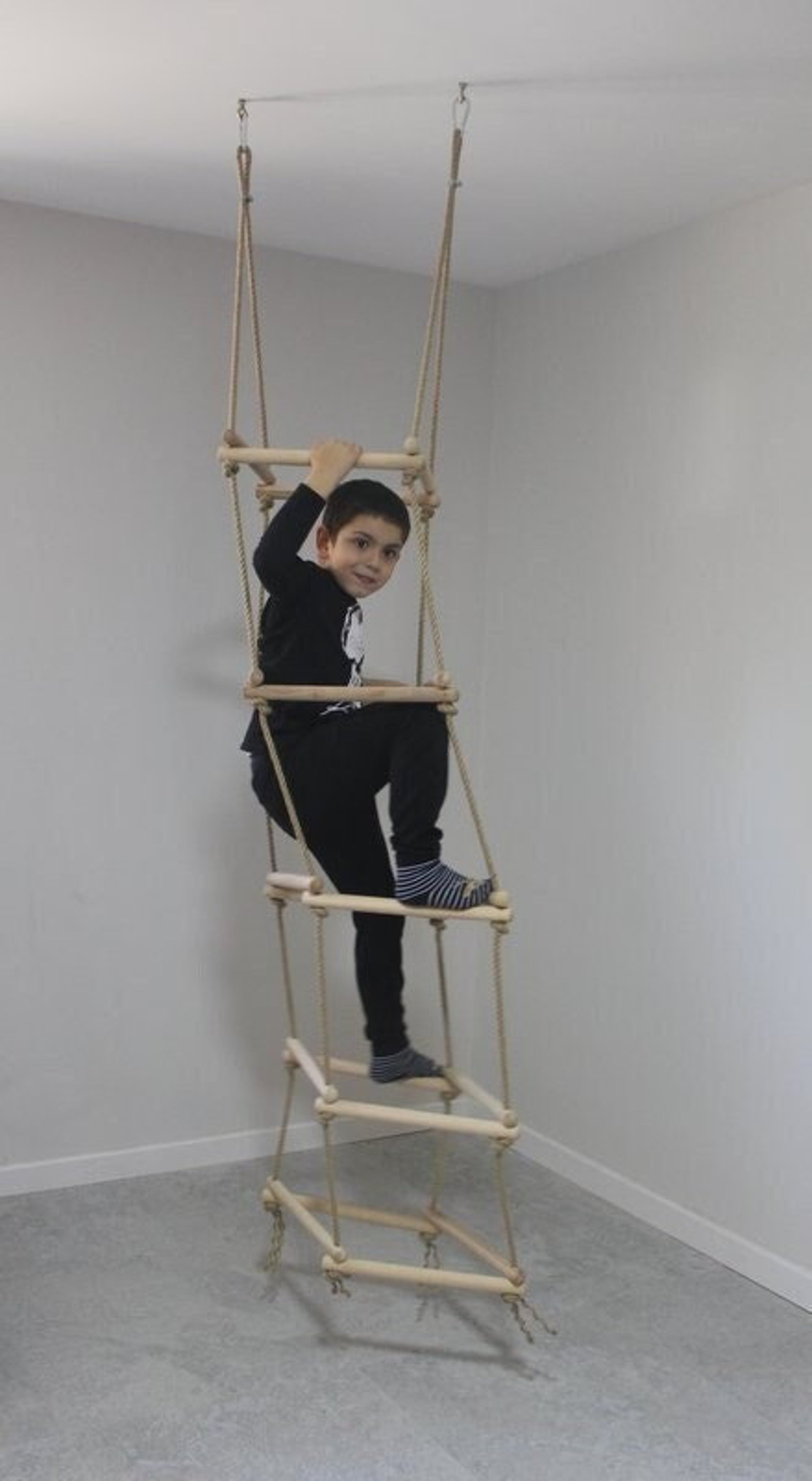 Kids Playground,rope Ladder,montessori Toddler Climber, Climbing ...