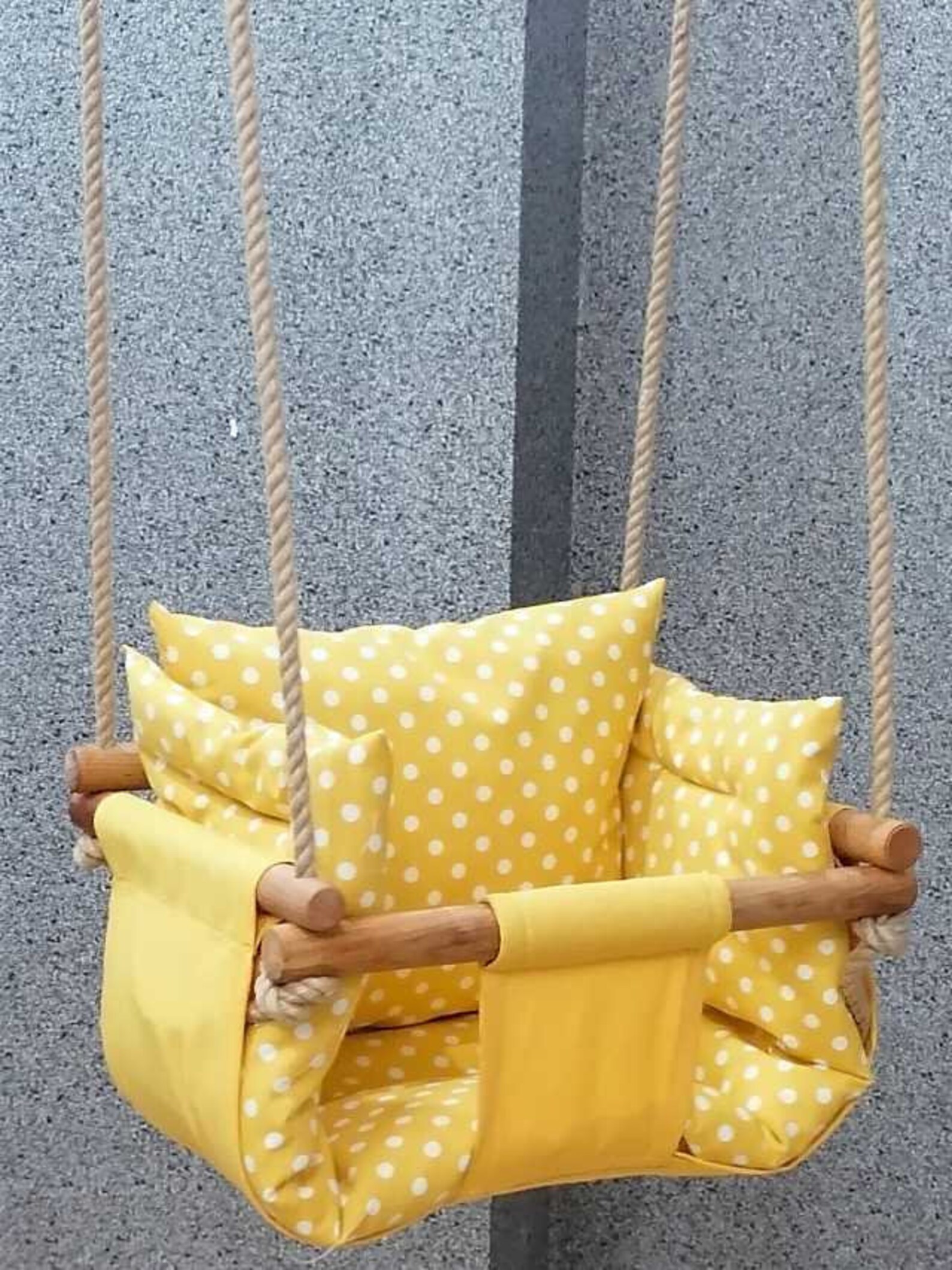 Wooden Swing,baby Swing,first Birthday Gift,high Back Swing,toys