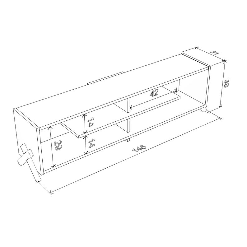 Tv Stand Media Tv Console Tv Stand Media Stand Tv Unit Etsy
