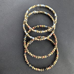 Seed Bead Single Wrap, Minimalist Friendship Jewelry, Boho Gift