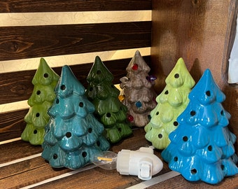 Ceramic Christmas tree night light