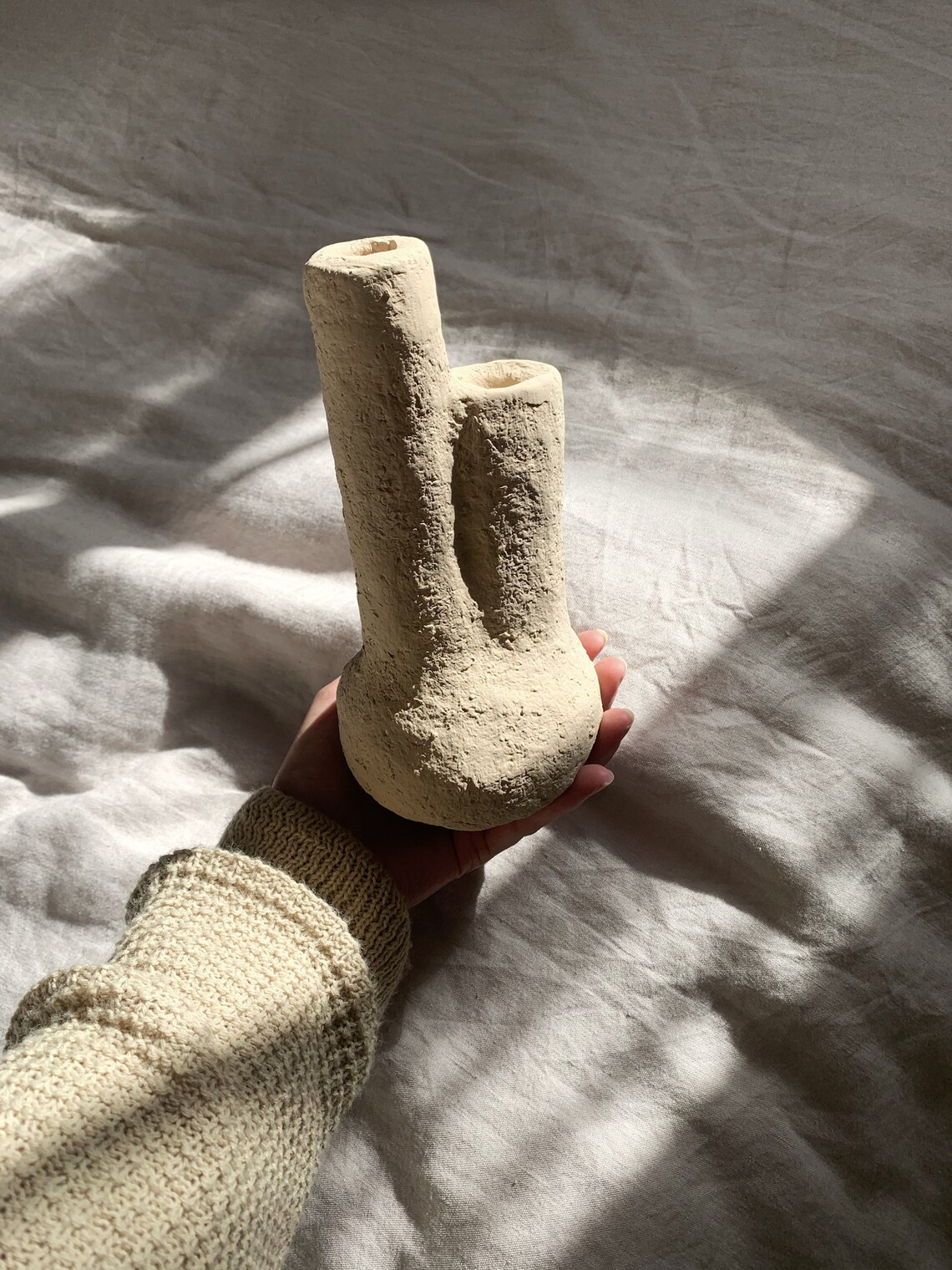 Paper maché vessels ukpaper clay vessels dry flowers holder Etsy