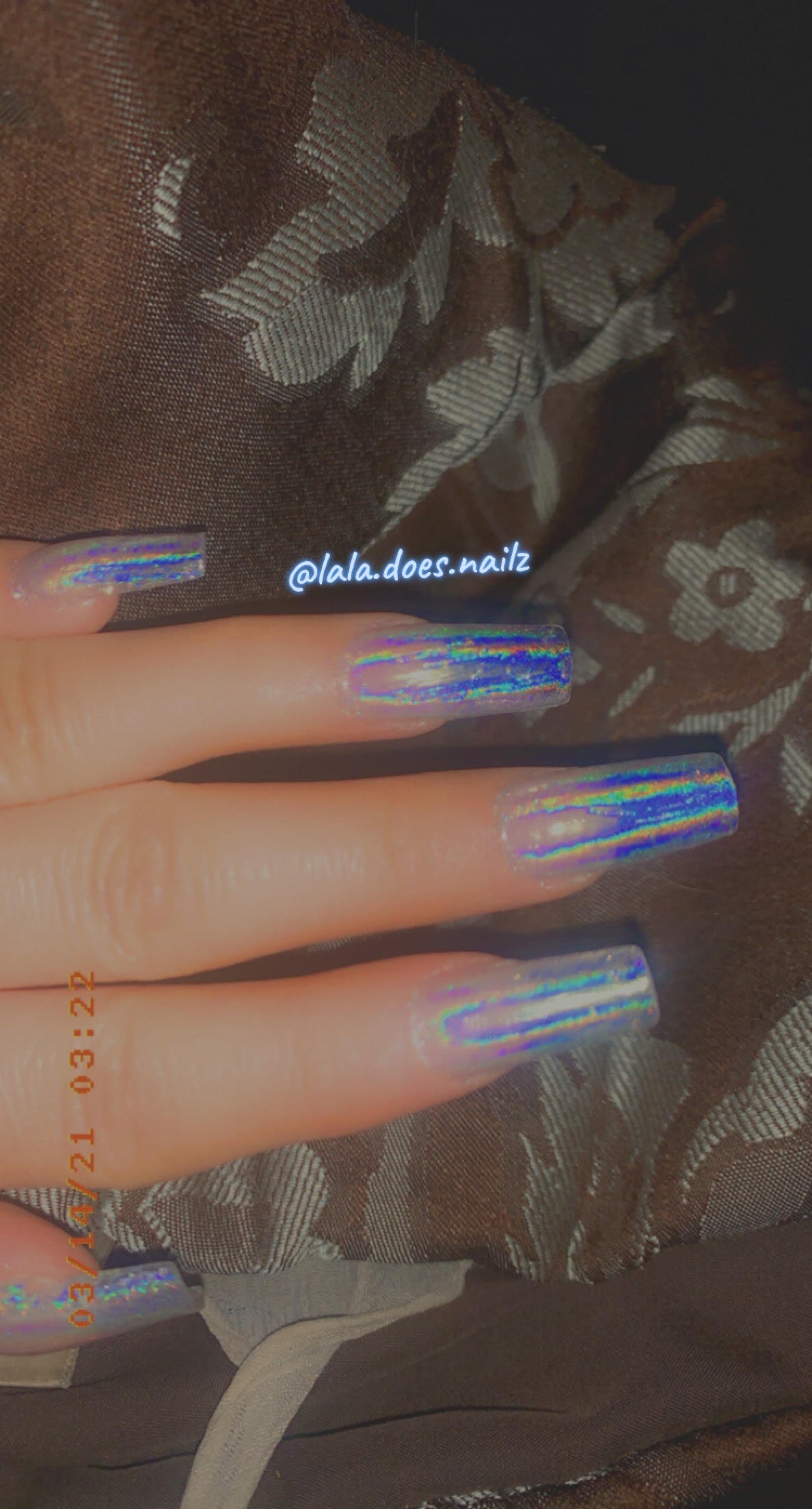 Chrome Nails/ silver nails/ y2k nails/ fake nails/ press ons | Etsy