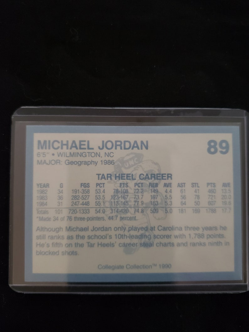 michael jordan collegiate collection 1990