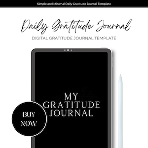 Gratitude Journal, Digital Gratitude Journal, Gratitude Planner, Law of Attraction Journal, The Secret, Weekly Planner, Weekly Journal
