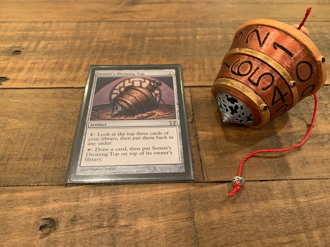 Sensei's Divining Top Life Counter MTG Magic the Etsy