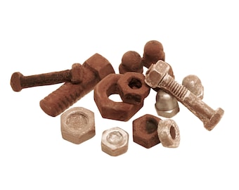 Chocolate tool “screws and nuts”