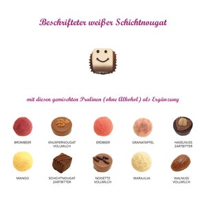 Individuell beschriftete Pralinen Bild 3