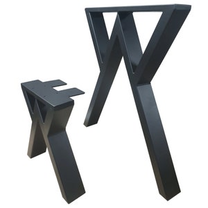 Table runners set W shape, table frame, table legs, table frame, table base, loft furniture, individual design, UNIQUE