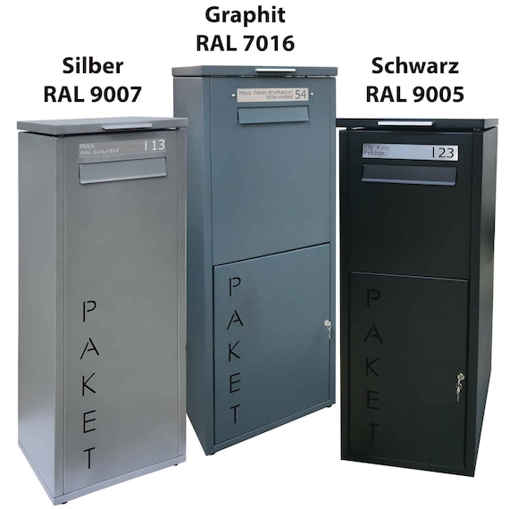 Parcel Box XXL for Large Parcels With Letterbox in the Lid