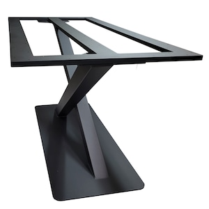 TISCHGESTELL X Form mit Fußplatte Tischgestell Schwerlast, Kreuzgestell, Tischbeine, Tischrahmen, Tischuntergestell Bild 4