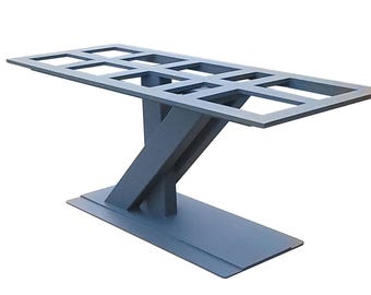 Schanze table frame with reinforcement frame, table leg, dining table frame, heavy-duty, table frame, table base, loft