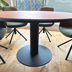 Table frame IRIS for ROUND table top x1 piece, StIndustrial style, table leg, steel table leg, dining table leg, kitchen table leg, round