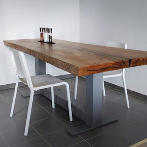 VIKTOR table frame with reinforcement frame for heavy stone and wood panels, table leg, dining table frame, heavy load, table base