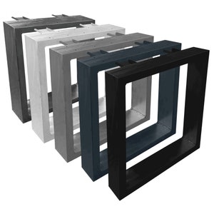 Table runners set made of steel profile 80 x 40 mm, table frame, table legs, table frame, table base, loft industrial furniture