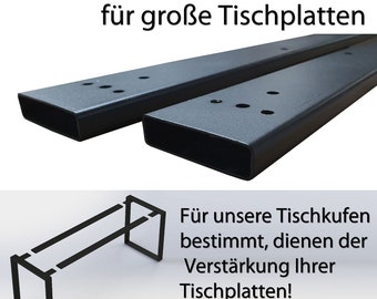 Verstärkungsprofile für Tischkufen, Tischgestell, Querprofile Schwerlast Industrial Loft Möbel Loft Industrie Möbel