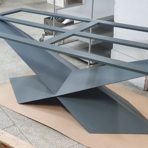 CADRE DE TABLE RAU avec cadre de renfort, pied de table, cadre de table à manger, robuste, cadre de table, base de table, loft image 4