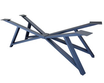 PAPILLON table frame for stone table top, heavy duty, table legs, industrial loft, metal, ecological, modern, dining table, garden table