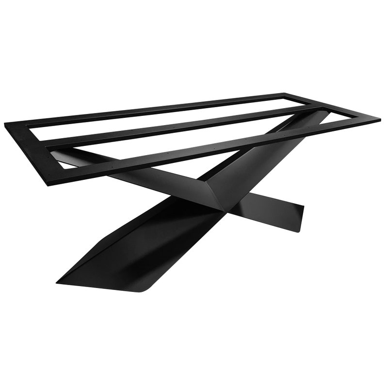 CADRE DE TABLE RAU avec cadre de renfort, pied de table, cadre de table à manger, robuste, cadre de table, base de table, loft image 1