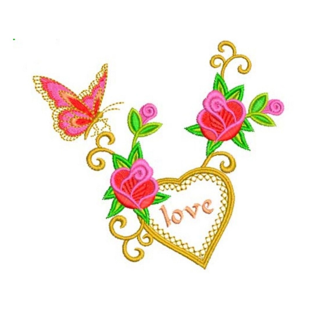 Flowers Embroidery Design Instant Download Machine Embroidery Designs