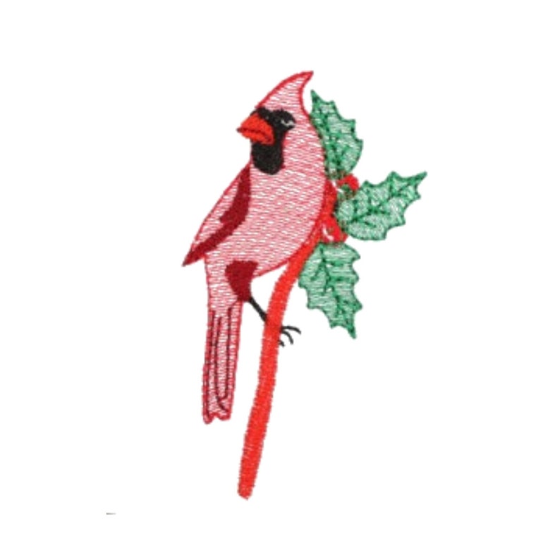 Cardinal bird embroidery design for machine embroidery  etsy Cardinal bird embroidery design for machine embroidery  etsy