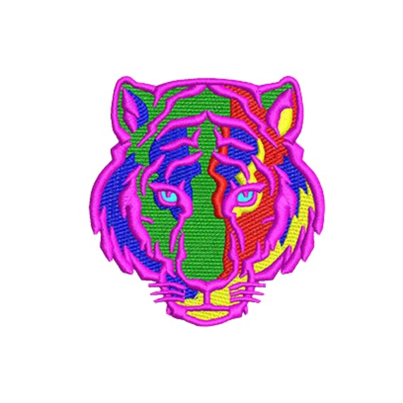 Tiger Embroidery Design Instant Download Machine - Etsy