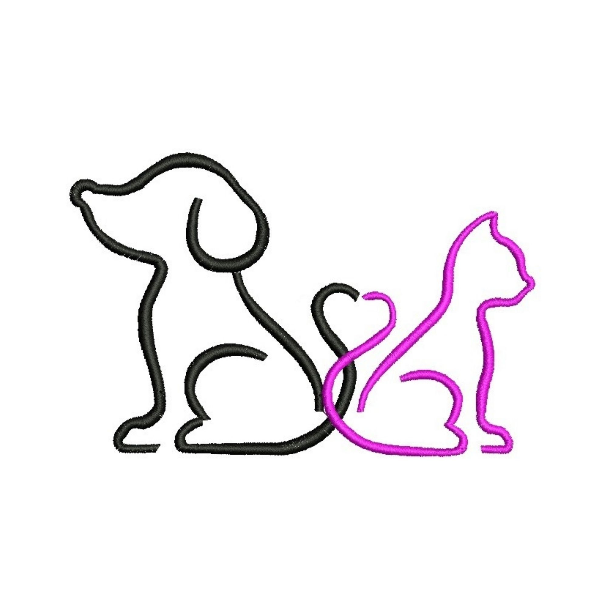 Dog and cat jessecmault design for machine jessecmault designs  etsy