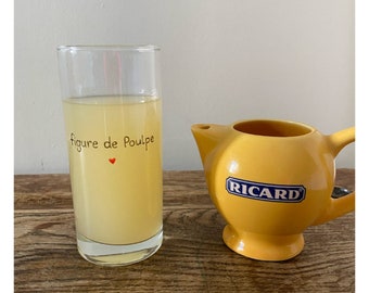 Verres à pastis peints à la main