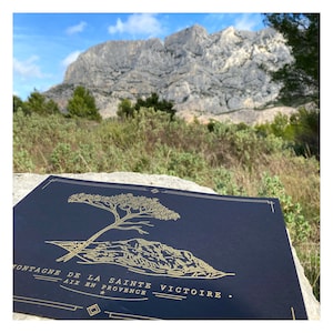 Poster Sainte Victoire gold
