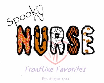 Spooky Nurse PNG | Halloween Nurse Digital Download