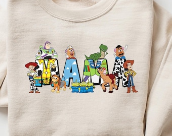 Mama Toy Story Sweatshirt, Mama Cartoon Shirt, Retro Toy Story Mama Shirt, Magical Mama Shirt, Mother's Day Shirt, Gift for Mom