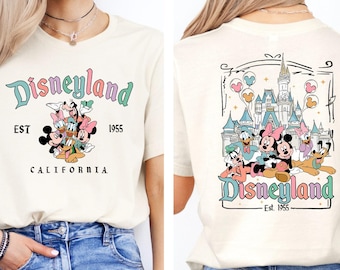 Disneyland California T Shirt, Disneyland Est 1955 Shirt, Disneyworld Shirt, Disney Shirt, Mickey And Friends Shirt, Disney family shirt
