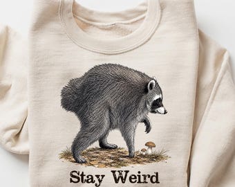 Stay Weird Jimothy Summer Raccoon Shirt, Seattle Meme Graphic Tee, Funny Animal Gift, Funny Raccoon Meme Tee