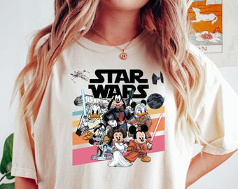 Disney Star Wars Mickey And Friends Shirt, Disney Star Wars Shirt, Disneyland WDW Matching Family Shirt, Magic Kingdom Shirts
