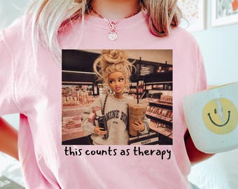 Mental Health Shirt, Sarcastic Adult Humor Shirt, Retro Doll Face Meme Sublimation Shirt, Funny Make-Up Lover Gift