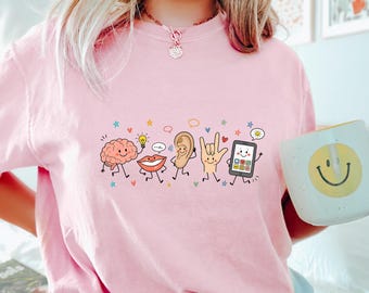 Sped Teacher Doodle Shirt Special Education Teacher Gift BCBA Shirt ABA Educator Gifts Neurodiversity Tee Autism Awareness