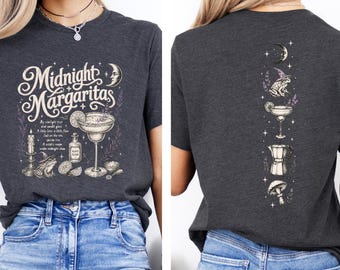 Comfort Colors® Midnight Margaritas Shirt, Practical Magic Tee, Retro Halloween Movie Shirt, Spooky Season Gift, Halloween Shirt