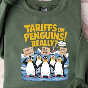 Penguins Flippers Up shirt, Funny Tariffs FDT ,Subtle FDT Shirt Resistance Protest ,Heard Island T-shirt , Penguins Against Tariffs Tee