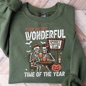 It&#39;s the Most Wonderful Time of the Year Halloween Sweatshirt, Halloween shirt, Wonderful Time of the Year Shirt, Vintage Halloween T-Shirt