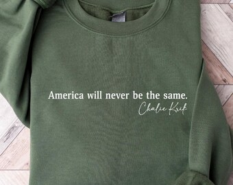Charlie Kirk Shirt, Charlie Kirk Tshirt, Make America Great Again,Donald Trump, Comfort Colors Charlie Kirk Sweatshirt