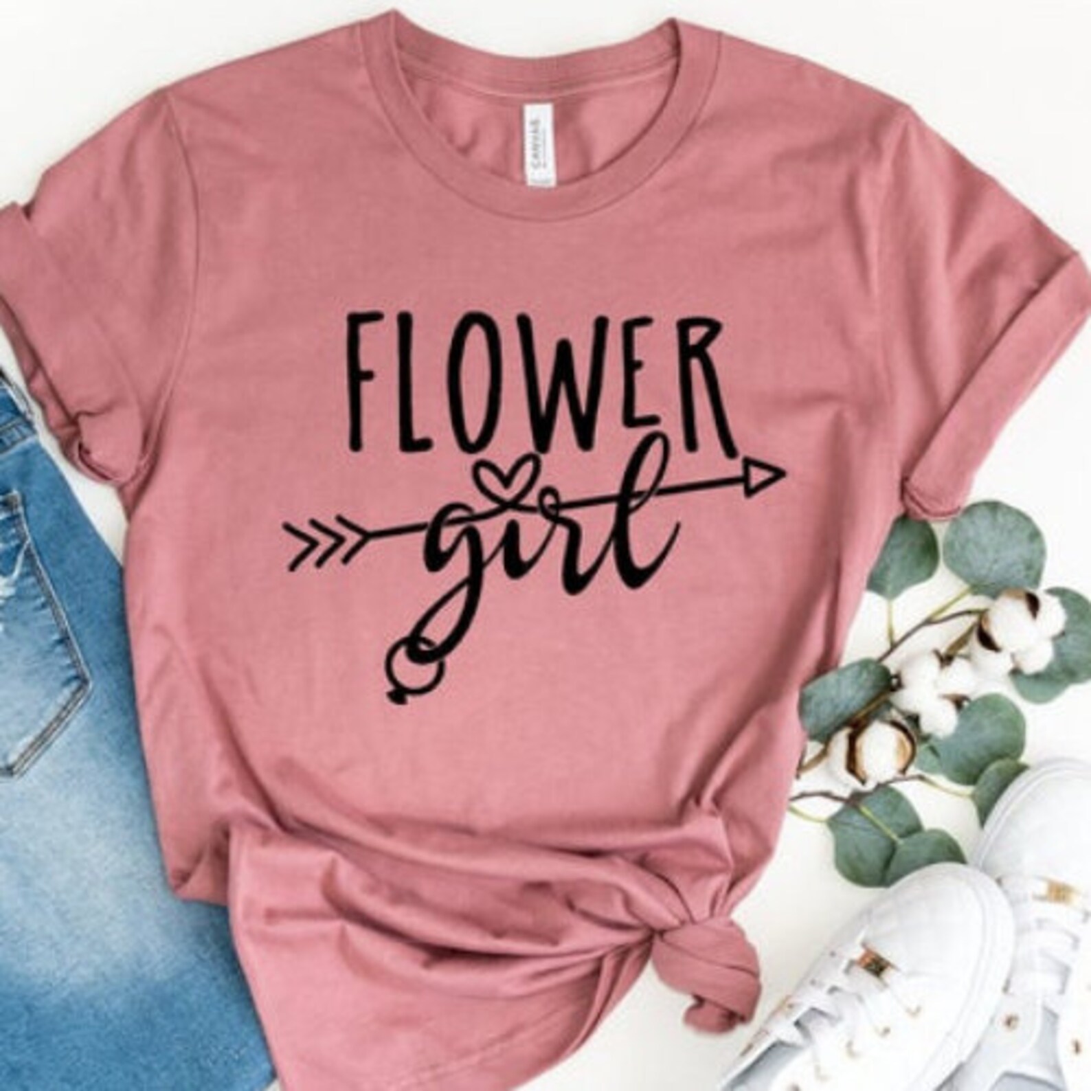 Flower Girl Shirt Flower Girl Tshirt Wedding Shirt Cutest Etsy UK