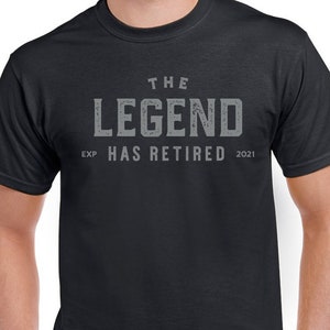 Retirement gift,Grunge The Legend Has Retired shirt, Retirement shirt, Funny Retiring shirt, Fathers day gift, Fathers day shirt,