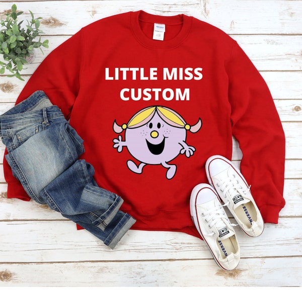Little Miss, Weihnachtsgeschenk für Kleine Miss, Weiches Damen Little Miss Sweatshirt, Weihnachtsgeschenk Für Sie, Geschenk Pullover